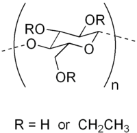 Этилцеллюлоза: химическая формула