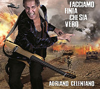 Обложка альбома «Facciamo finta che sia vero» (Адриано Челентано, 2011)