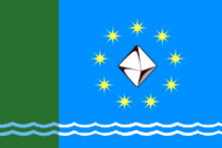 Flag of Mirninsky rayon (Yakutia) (2007-02).png