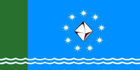 Flag of Mirninsky rayon (Yakutia) (2007-04).png