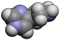 Гистамин: вид молекулы
