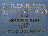 Homosexual Memorial at Sachsenhausen.jpg