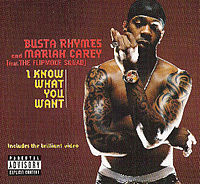 Обложка сингла «I Know What You Want» (Басты Раймса при участии Мэрайи Кэри и The Flipmode Squad, 2003)