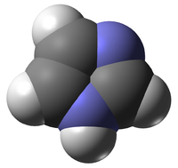 Имидазол: вид молекулы