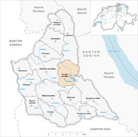Karte Gemeinde Aeugst am Albis 2007.png