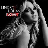 Обложка сингла «Bossy» (Линдси Лохан, 2008)