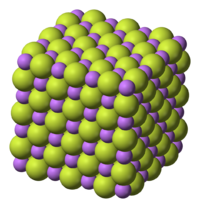 Фторид лития: вид молекулы
