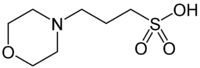 3-Морфолинопропансульфоновая кислота: химическая формула