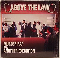 Обложка сингла «Murder Rap» (Above the Law, 1990)