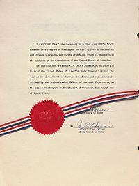 4 апреля 1949 года европейских стран сша и канада подписали североатлантический договор