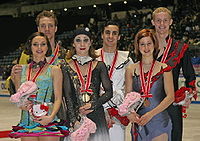 NHK Trophy 2008 ice dancing podium.jpg