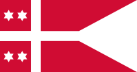 Naval Rank Flag of Denmark - Admiral.svg