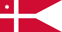 Naval Rank Flag of Denmark - Flotilla Admiral.svg