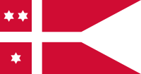 Naval Rank Flag of Denmark - Vice Admiral.svg