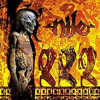 Обложка альбома «Amongst the Catacombs of Nephren-Ka» (Nile, 1998)