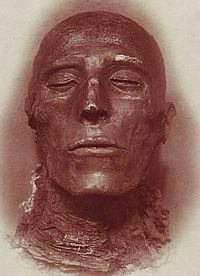 Pharaoh Seti I - His mummy - by Emil Brugsch (1842-1930).jpg