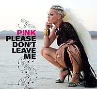 Обложка сингла «Please Don’t Leave Me» (Pink, 2009)
