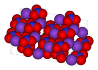 Нитрат калия: вид молекулы