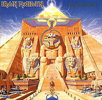 Обложка альбома «Powerslave» (Iron Maiden, 1984)