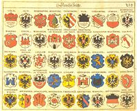 Wappen freier Reichsstädte 1605