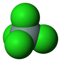 Хлорид кремния(IV): вид молекулы