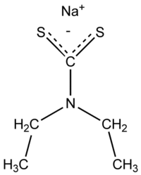Диэтилдитиокарбамат натрия: химическая формула
