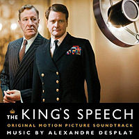 Обложка альбома «The King’s Speech:  Original Motion Picture Soundtrack» (различных авторов, {{{Год}}})