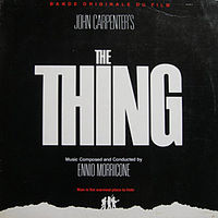 Обложка альбома «The Thing - Original Motion Picture Soundtrack[35]» (к фильму «Нечто» (1982), )