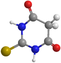 Тиобарбитуровая кислота: вид молекулы