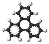 Трифенилен: вид молекулы