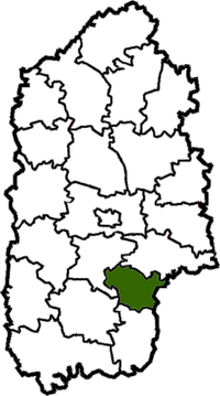 Виньковецкий район на карте