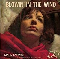 Обложка сингла «Blowin' in the Wind» (Мари Лафоре, 1963)