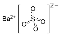 Сульфат бария: химическая формула