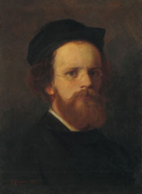 Ганс Куглер. Портрет Франца фон Ленбаха. 1871