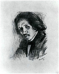 Портрет Малявина работы Леона Бакста
