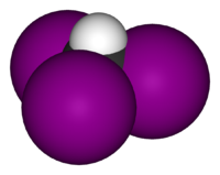 Иодоформ: вид молекулы