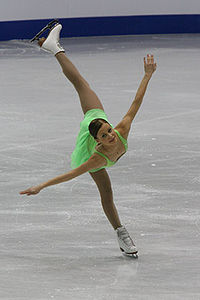 Йенни Вяхямаа на Чемпионате мира по фигурному катанию среди юниоров, 2008 г.