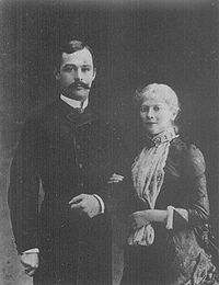 Войцех Коссак с супругой. 1890-е гг.