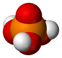 Ортофосфорная кислота: вид молекулы