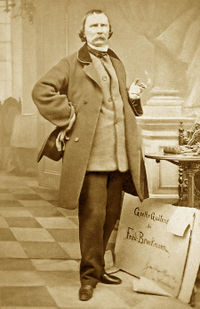 Портрет Вильгельма фон Каульбаха. Фото: Фридрих Брукманн, Мюнхен 1864 г. (из собрания Яна Вайерса, Голландия)