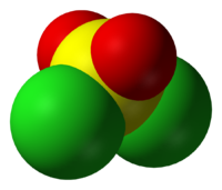 Сульфурилхлорид: вид молекулы