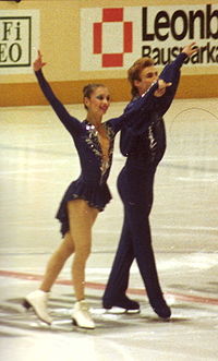Майя Усова и Александр Жулин в 1989 году