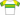 A white jersey with green- and yellow stripes on the chest, and yellow sleeves