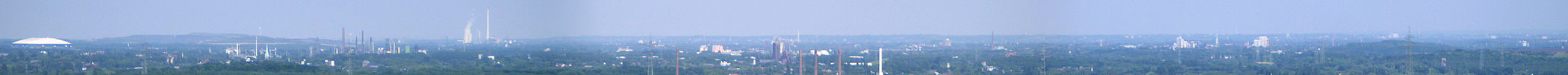Панорама Гельзенкирхена: от Фельтинс-Арены до района Юнкердорф