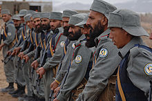 220px Afghan National Police in training