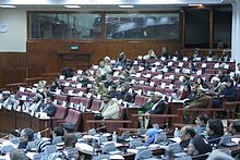 220px Afghan parliament in 2006