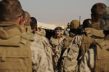 Air Marshal Fahad Al-Amir speaks to a group of US Marines.jpg