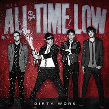 Обложка альбома «Dirty Work» (группы «All Time Low», 2011)
