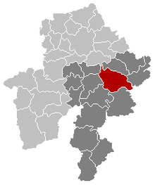 Местоположение Сине (Бельгия)