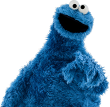 Cookie Monster Pointing Right Backat.png